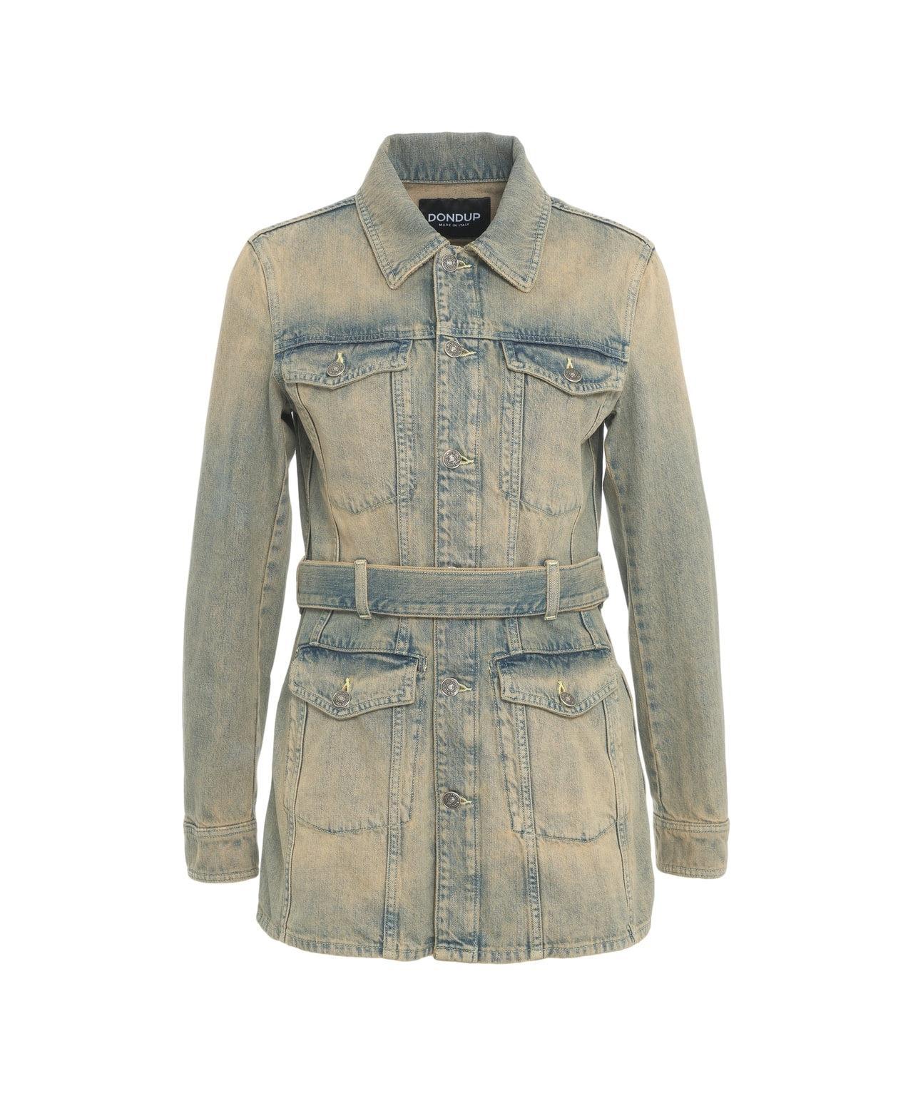 Denim safari jacket Product Image