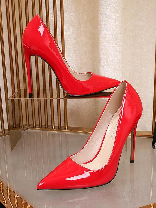 Pointed-Toe Shallow Cut Split-Joint Pumps Product Image