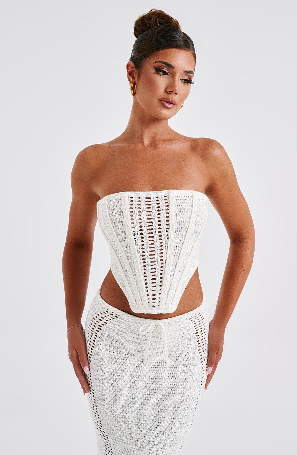 Carly Corset - White Product Image