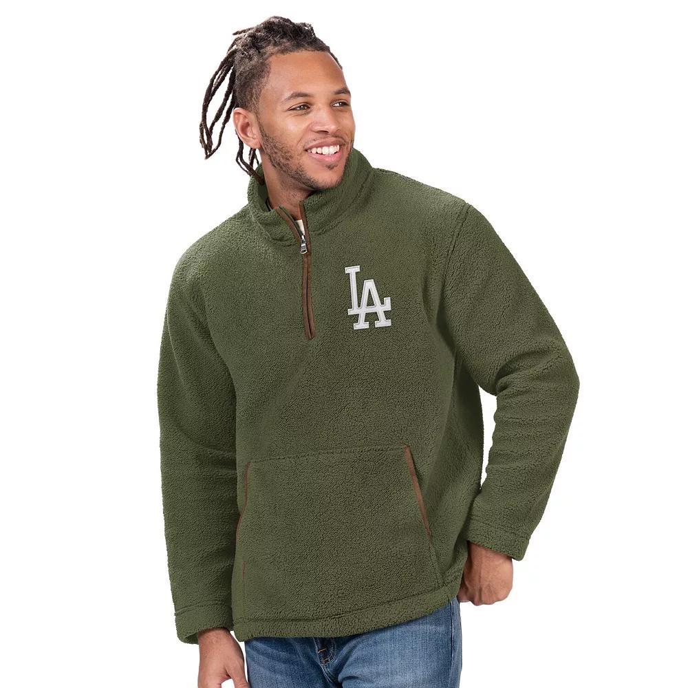 Men's G-III Sports by Carl Banks  Hunter Green Baltimore Orioles Everest Fleece Quarter-Zip Jacket, Size: Small, Team Product Image