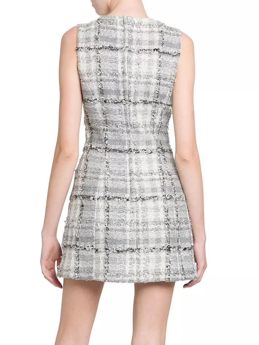 Rachel Check Tweed Minidress Product Image