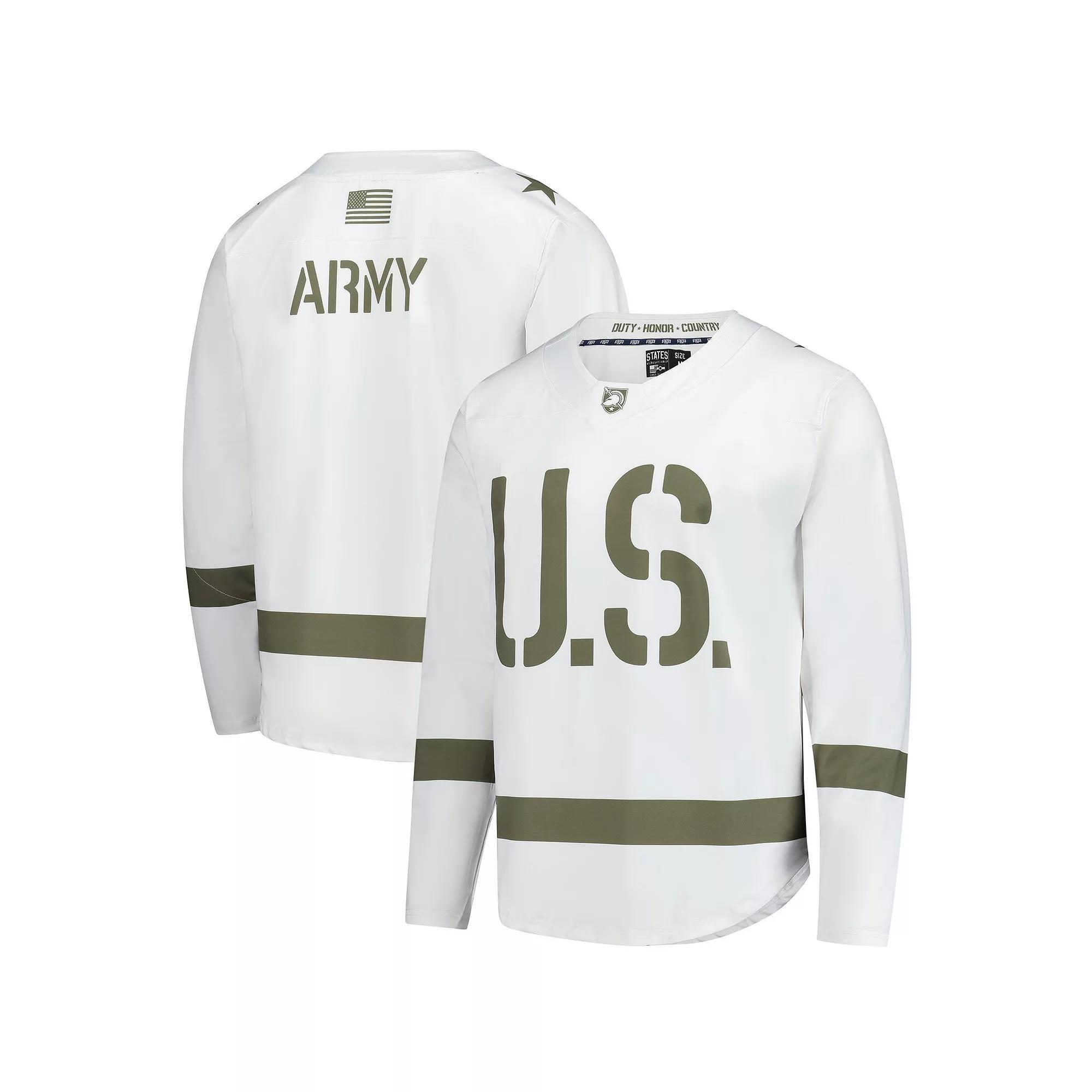 Mens White Army Black Knights Replica Hockey Jersey Product Image