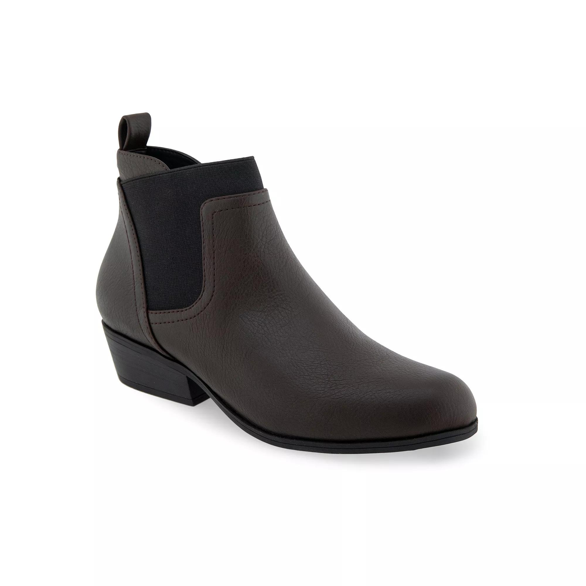 Aerosoles Caddie Women's Ankle Boots, Size: 8 Wide, Java Grainy Product Image