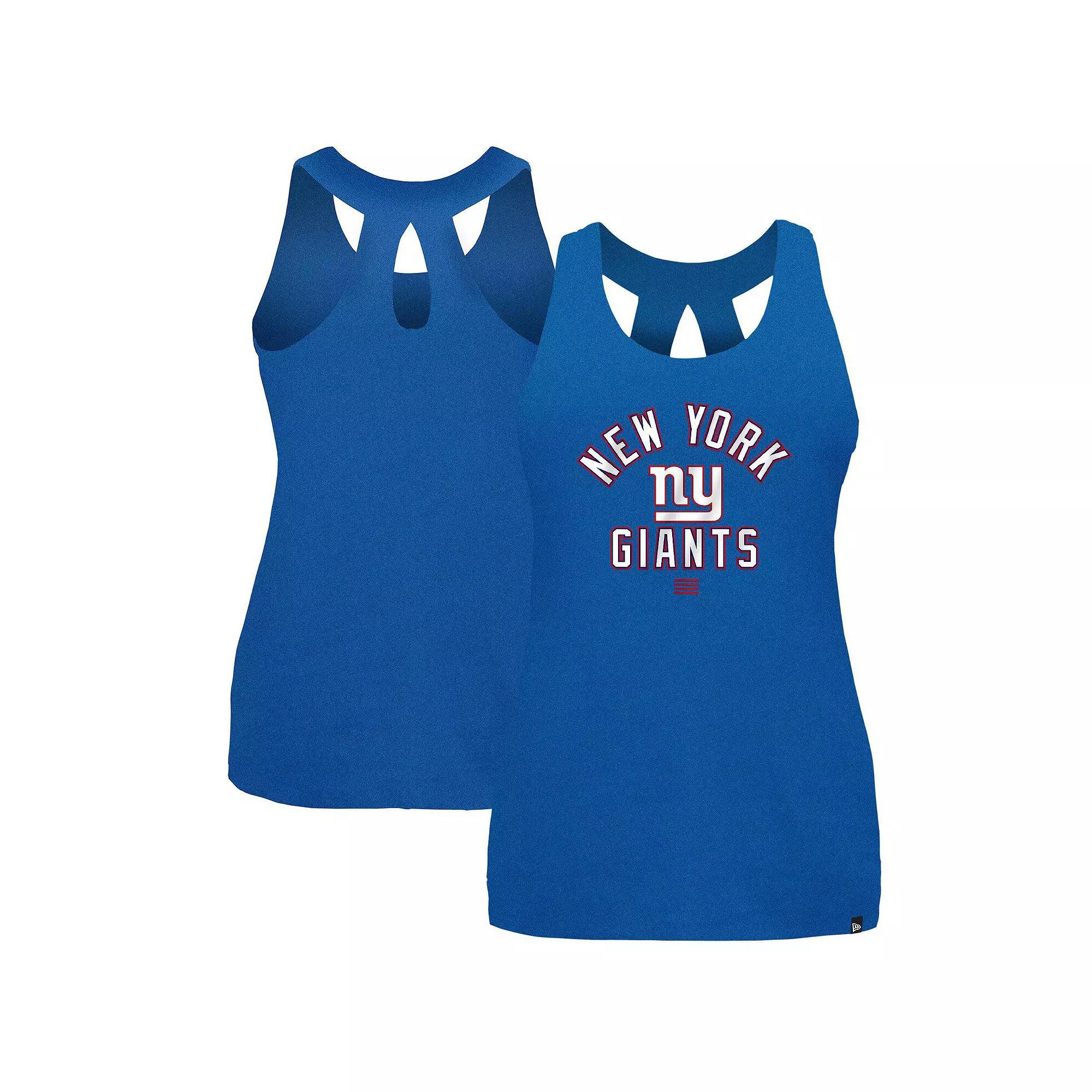 Women's New Era Royal New York Giants 2024 NFL Training Camp Tank Top, Size: 2XL, Blue Product Image