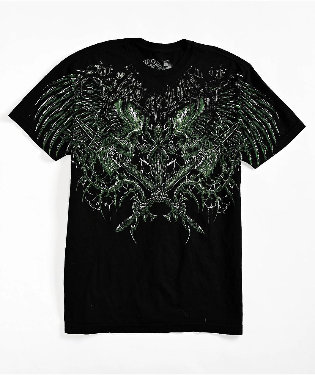 Affliction Toxic Wrath Black T-Shirt Product Image