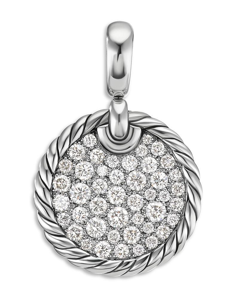 David Yurman Sterling Silver Dy Elements Pave Diamond Pendant Product Image