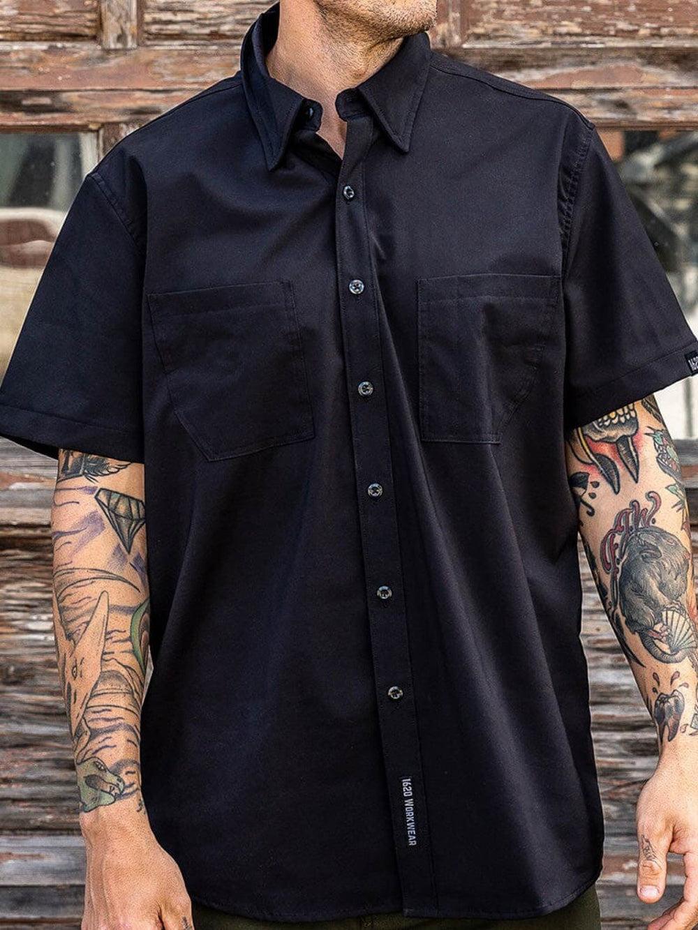 Made in L.A. Jersey Full-Placket Polo Product Image
