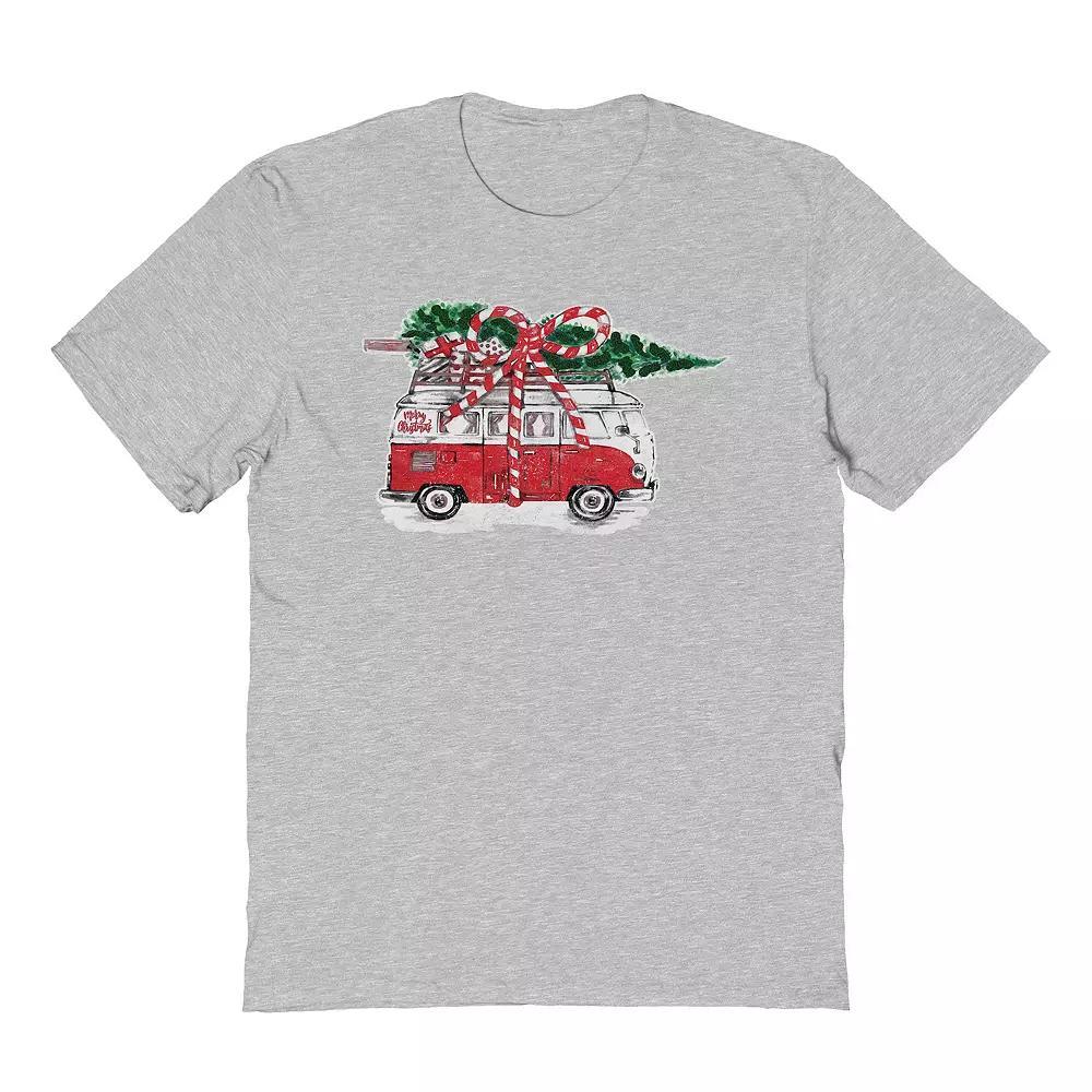 Men's Merry Christmas Graphic Tee, Women's, Size: XL, Sport Gray Product Image