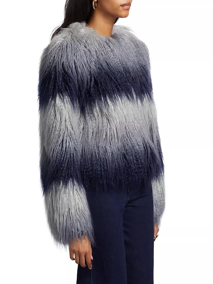 Sameul Ombré Faux Fur Coat Product Image