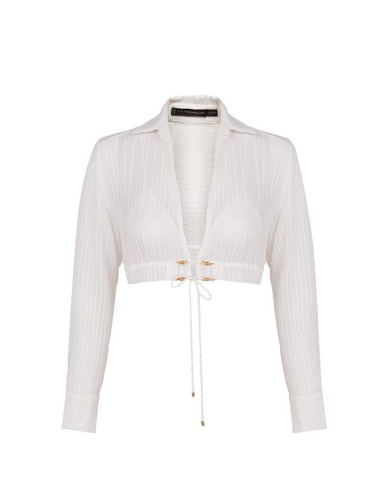 Eug Midi Skirt - Off White Product Image