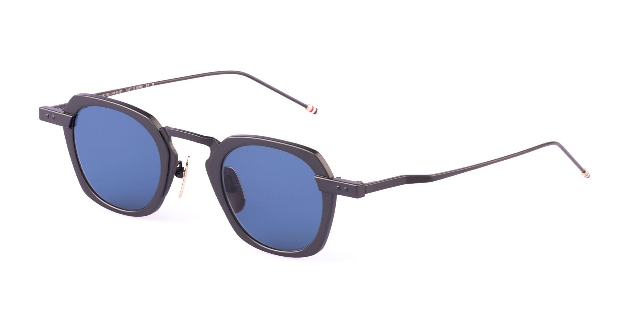 THOM BROWNE Square Sunglasses - Black Iron Sunglasses Product Image