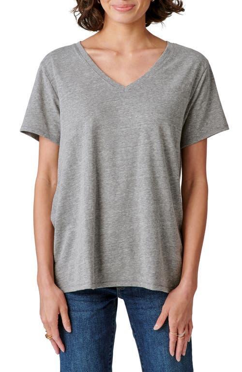 Lucky Brand Womens Cotton V-Neck Tee Product Image