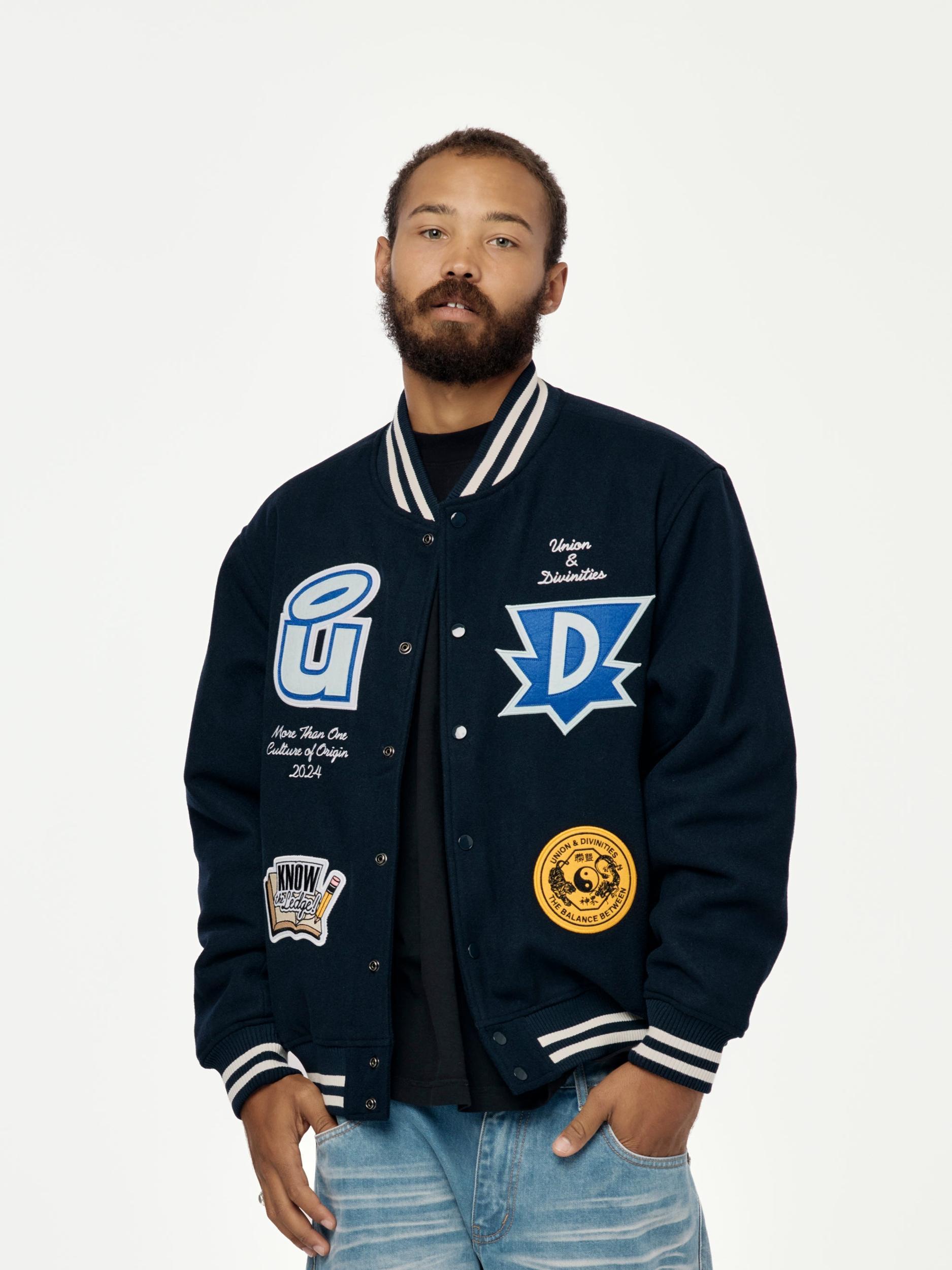 Divinities x Union Varsity Jacket (Navy) Product Image