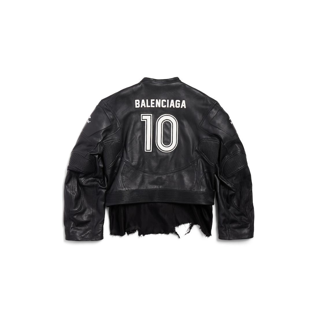 Men's Racer Jacket in Black Product Image