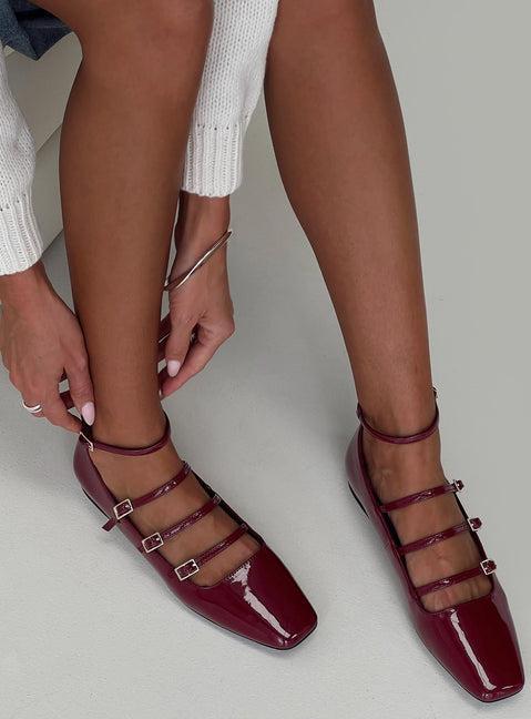 Zumma Flats Patent Cherry Product Image