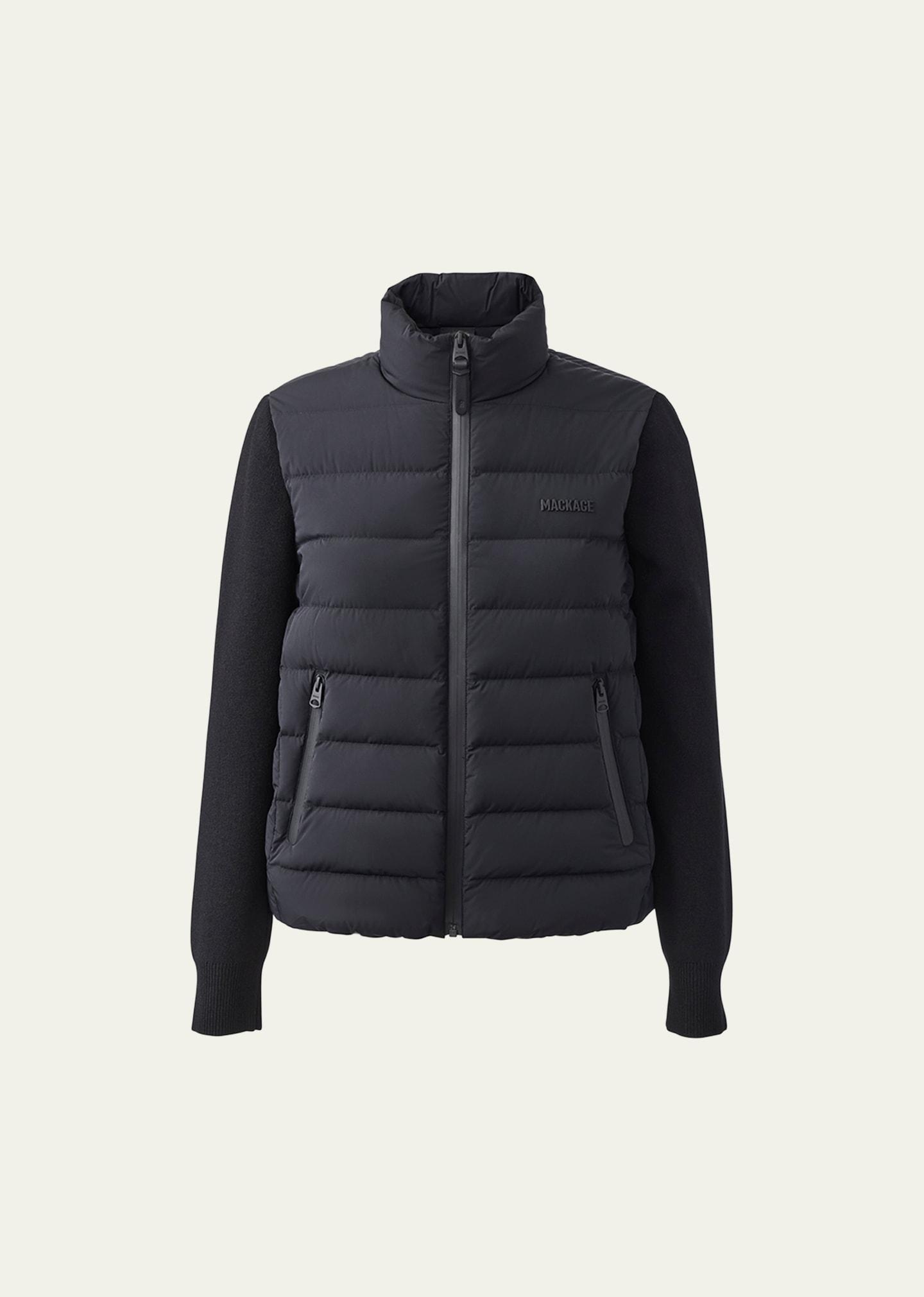 Oceane-City Light Down Mixed-Media Puffer Jacket Product Image