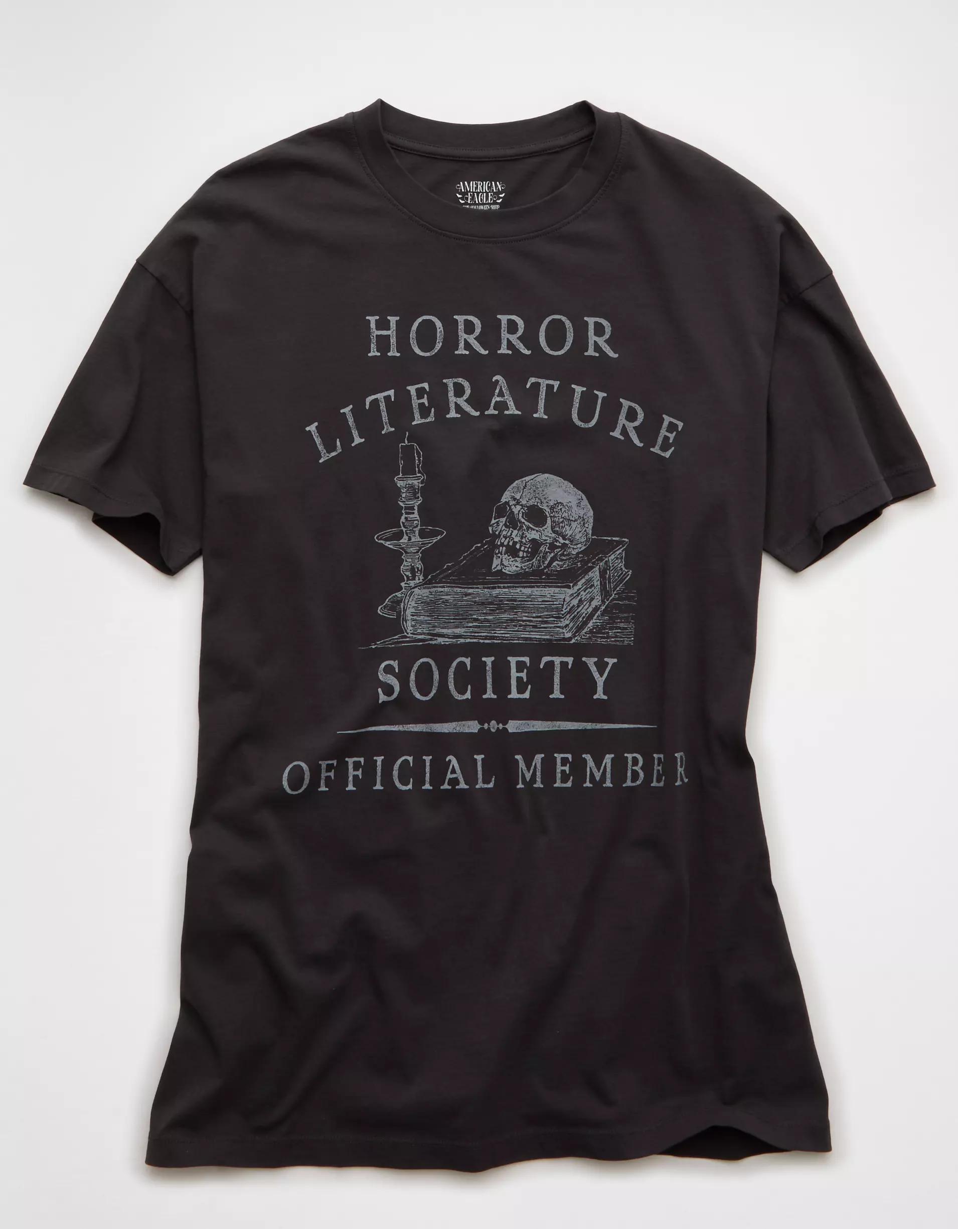 AE Oversized Halloween Graphic T-Shirt Product Image