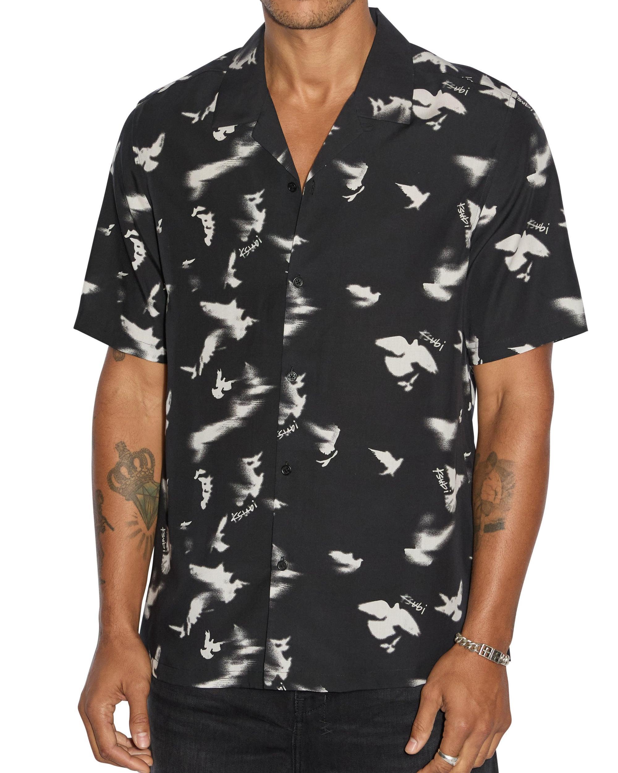 FLIGHT RESORT SS SHIRT BLACK Male Product Image