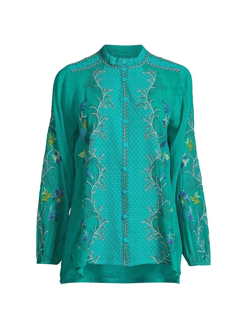 Womens Eleana Woven Blouse Product Image
