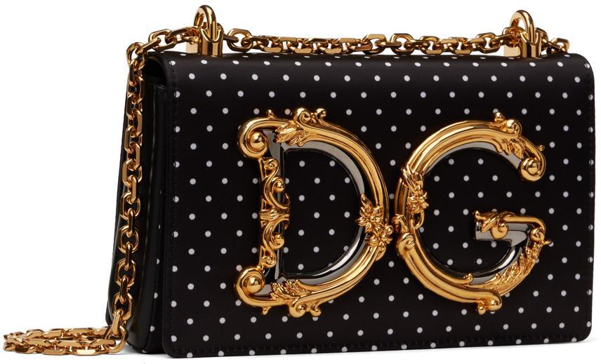 DOLCE & GABBANA Monogram Shoulder Bag In Black Product Image