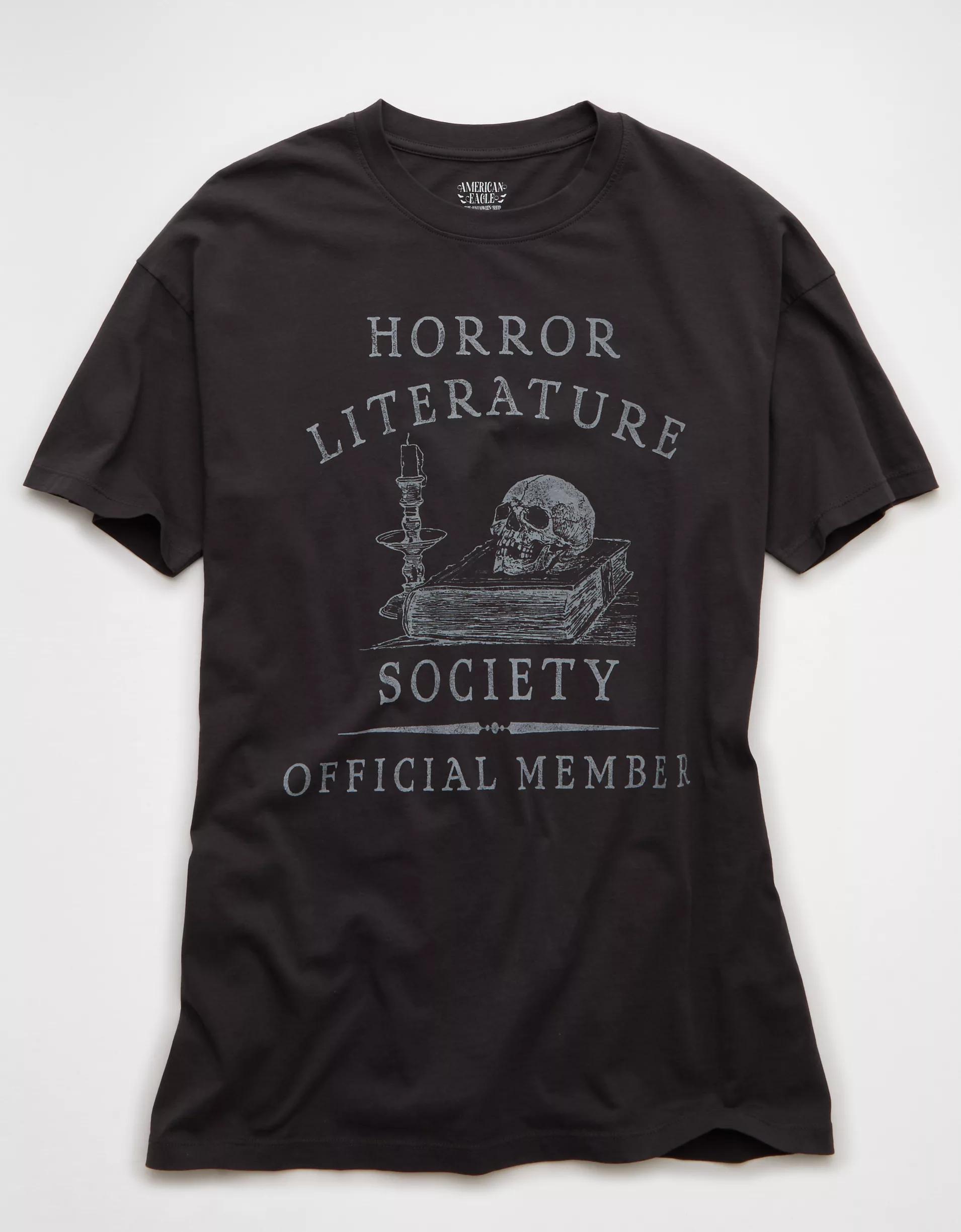 AE Oversized Halloween Graphic T-Shirt Product Image