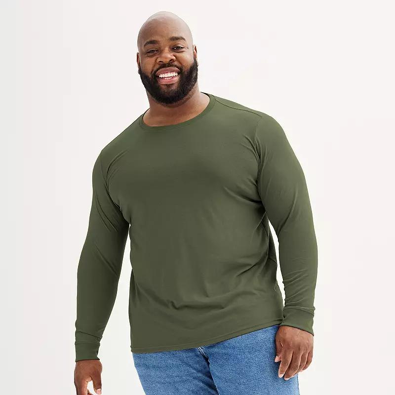Big & Tall Sonoma Goods For Life Crewneck Tee, Mens Red Product Image