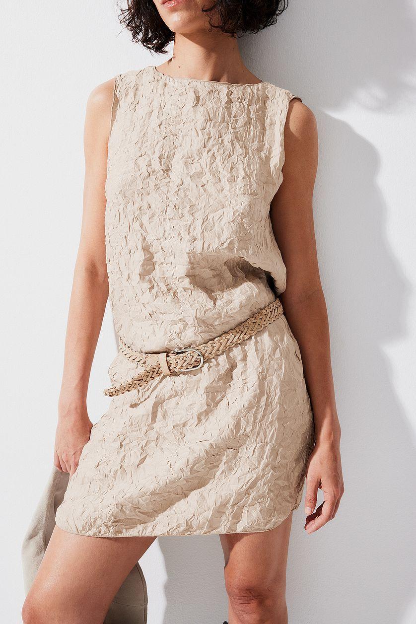 Creased Mini Dress Product Image