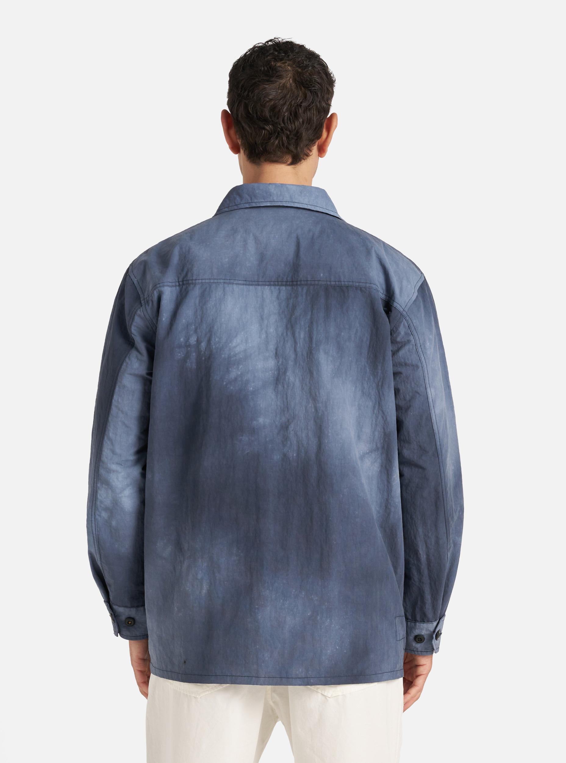 Navy Recycled Splash Nylon Jungle Jacket Product Image