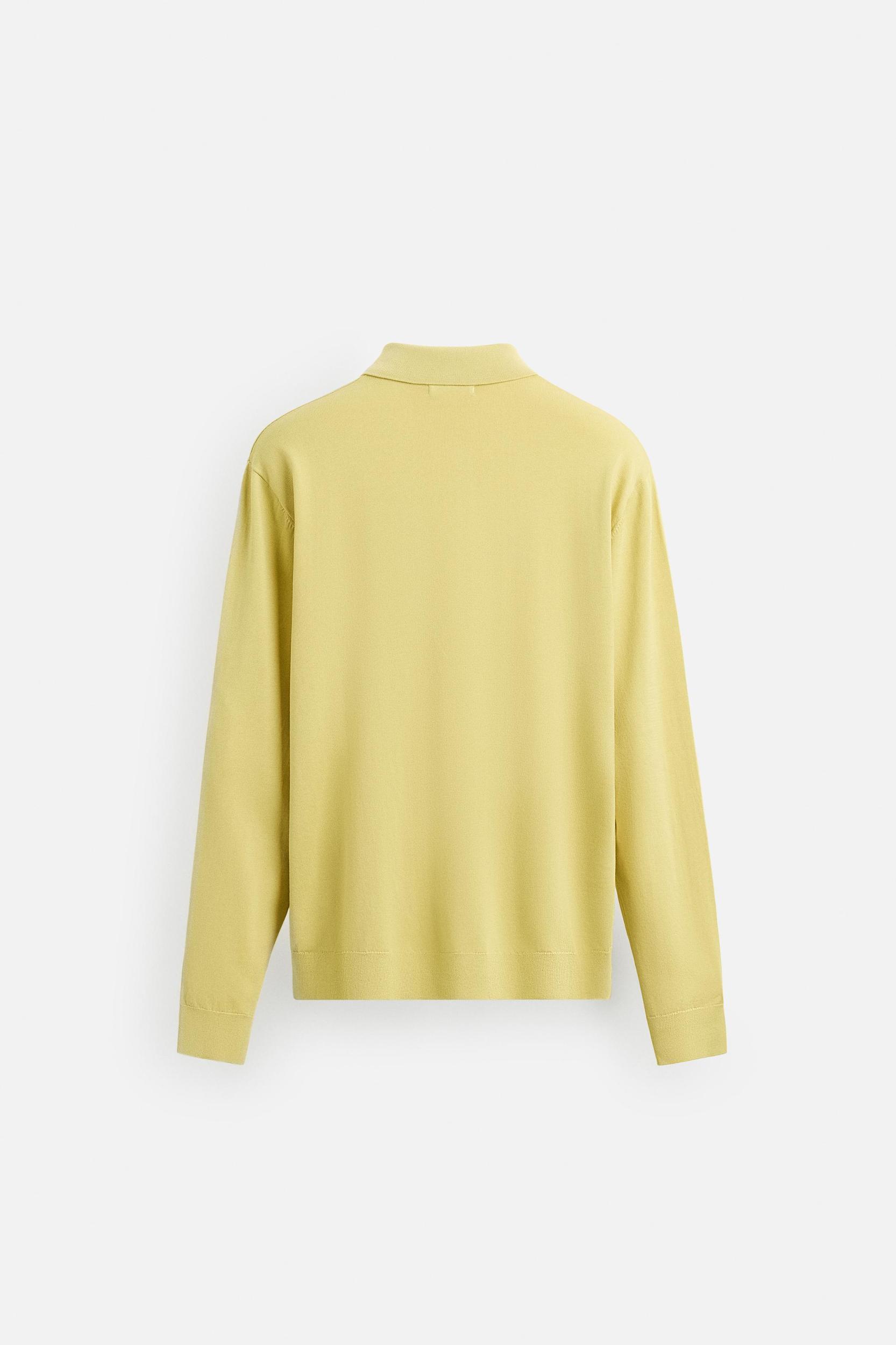 KNIT COTTON - LYOCELL POLO SHIRT Product Image