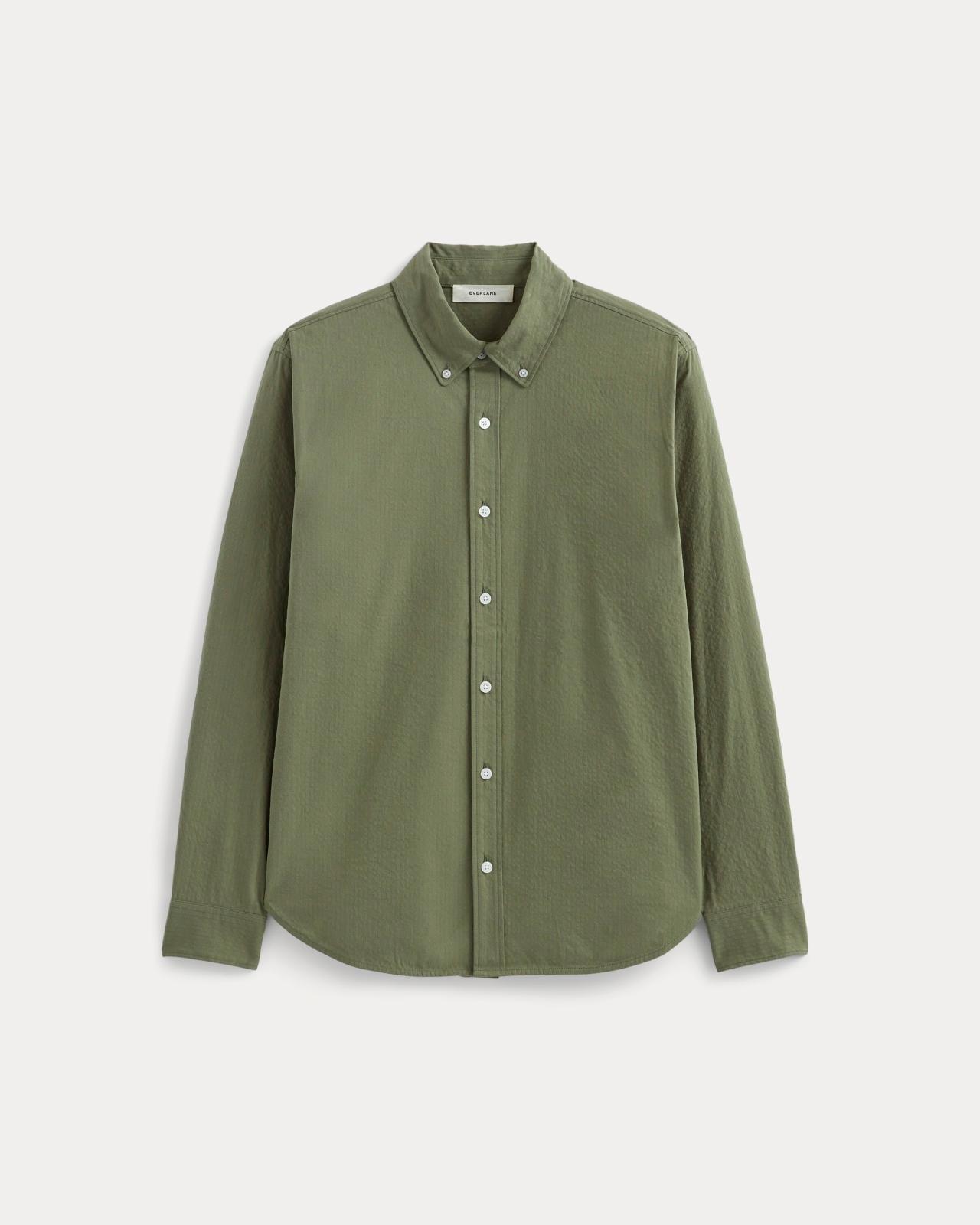 Mens Seersucker Long-Sleeve Shirt by Everlane Product Image