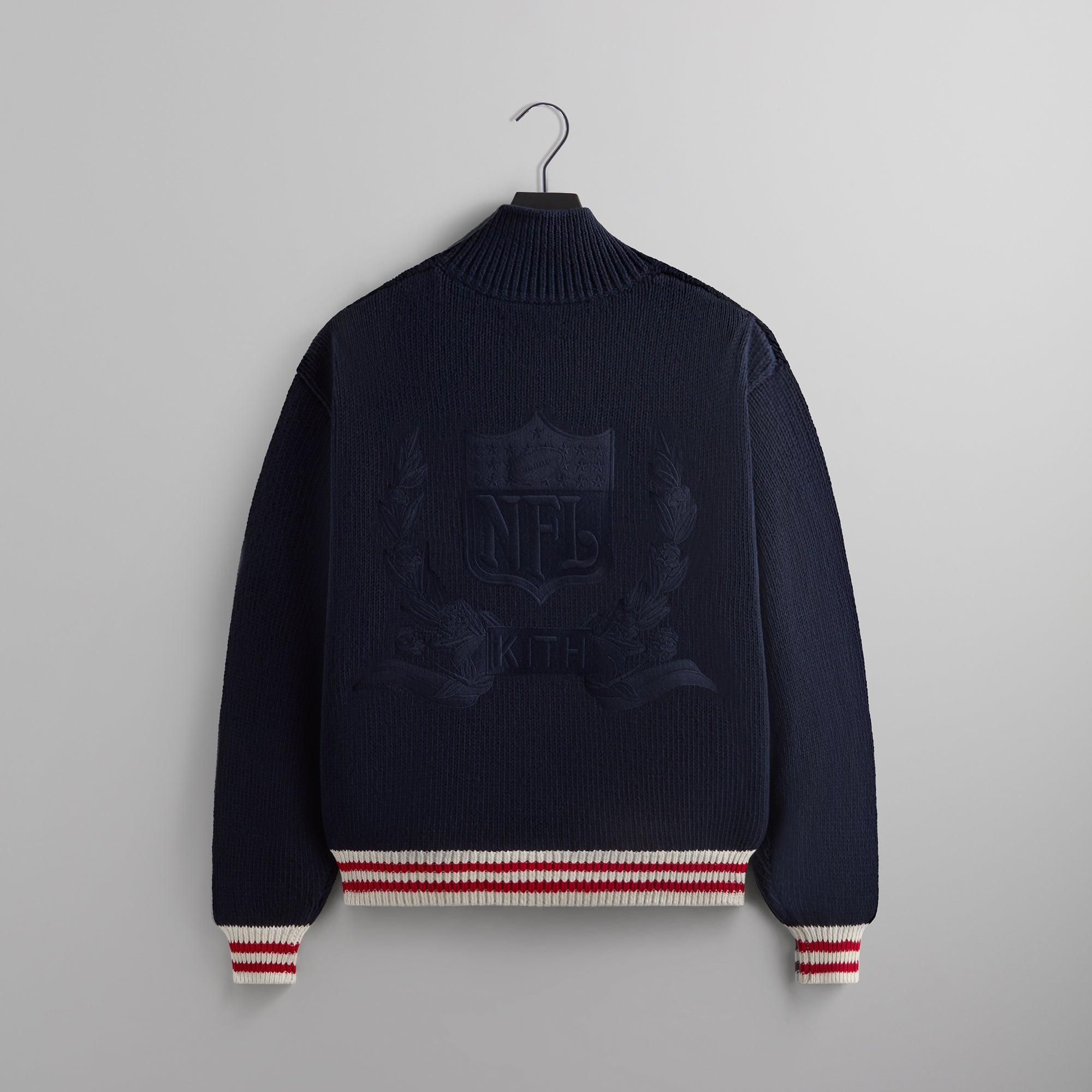 Kith & '47 for the NFL: Giants Wyona Full Zip Sweater - Nocturnal Male Product Image