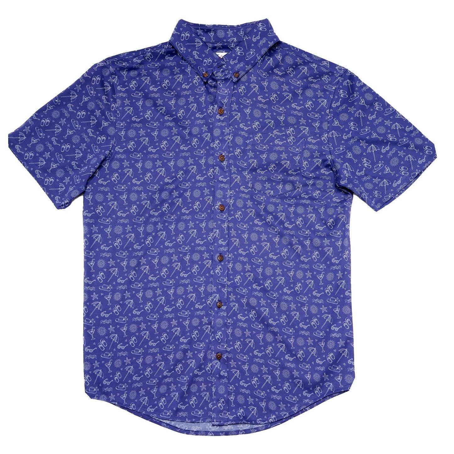 Bermies Sea Breeze Button Up Male Product Image