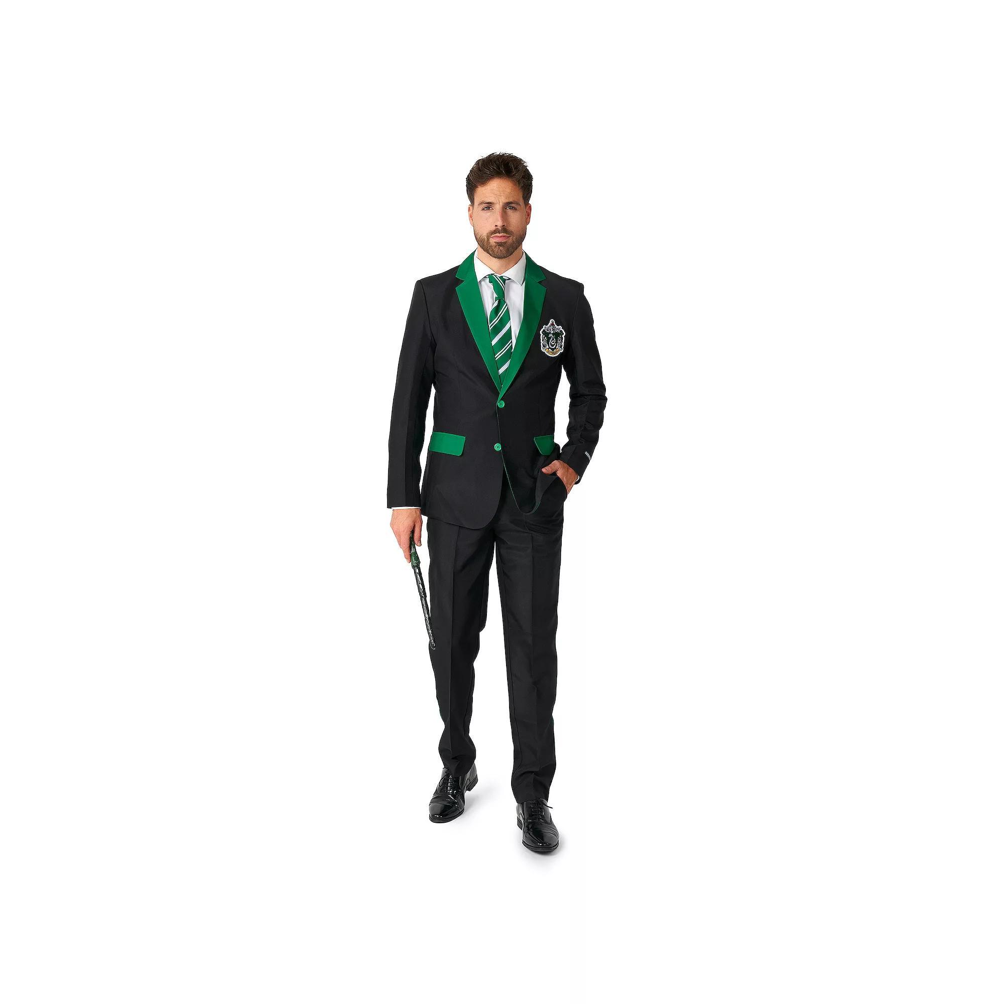 Men's Suitmeister Harry Potter Slytherin Slim Fit Costume Suit, Size: Medium, Slytherinâ„¢ Product Image