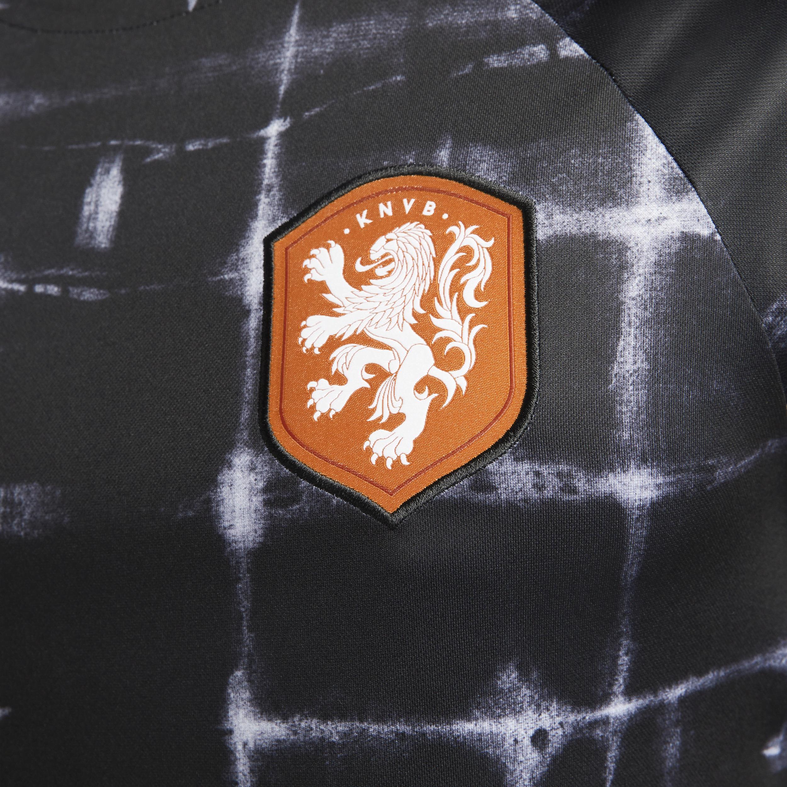 Mens Nike Black Netherlands National Team 2022/23 Pre-Match Top - Black Product Image