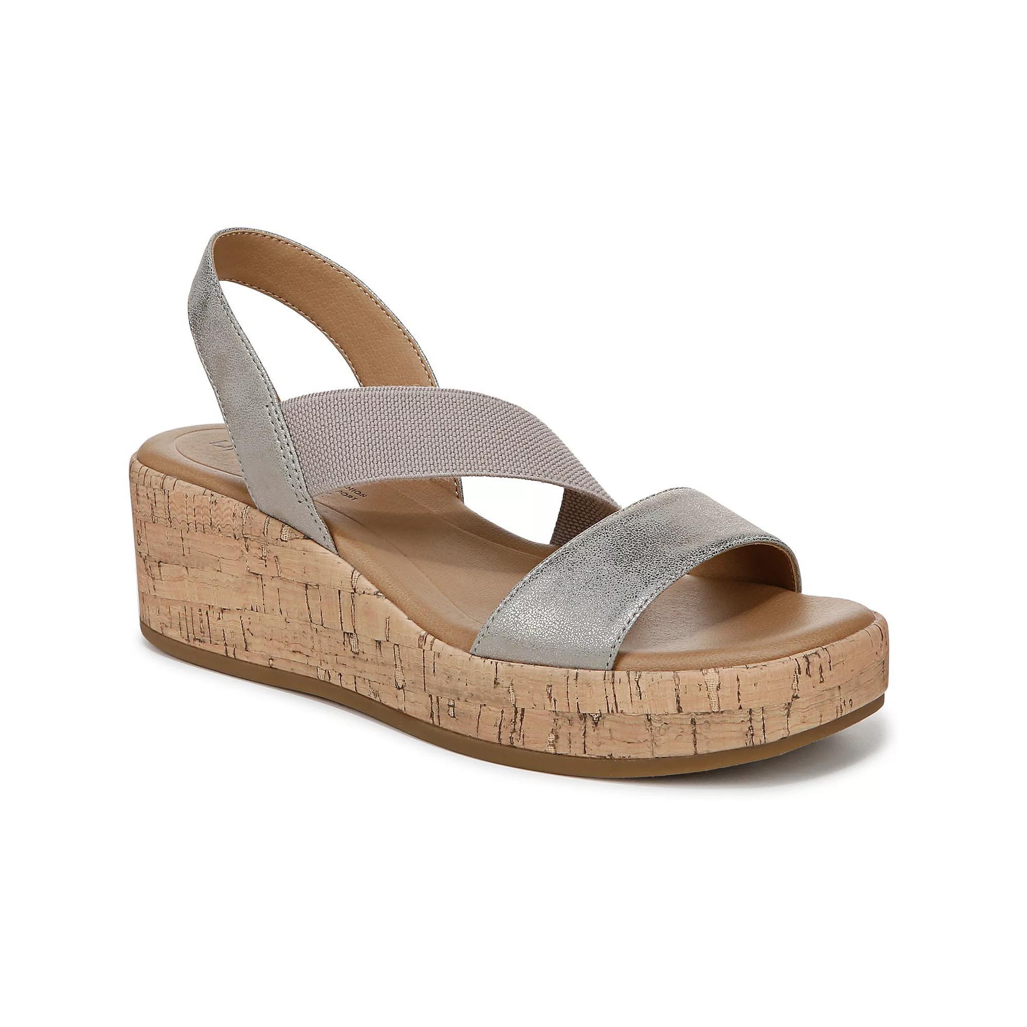 LifeStride Odette Women's Strappy Wedge Sandals, Size: 10, Brown Product Image