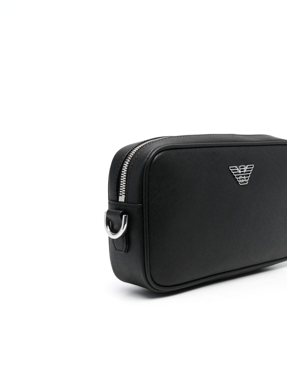 Eagle-plaque zipped wash bag Product Image