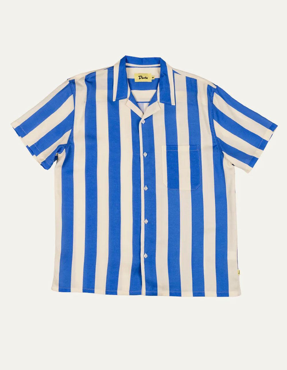 DUVIN Traveler Mens Button Up Shirt - BLUE Product Image