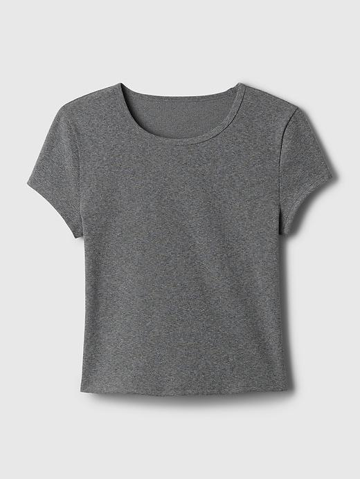 GapFit Studio Rib Cropped T-Shirt Product Image