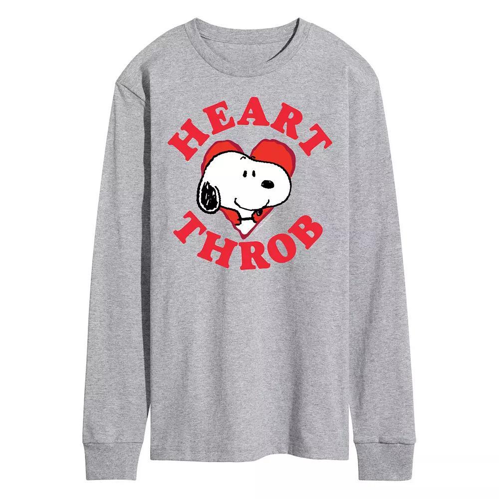 Mens Peanuts Heartthrob Long Sleeve Tee Product Image