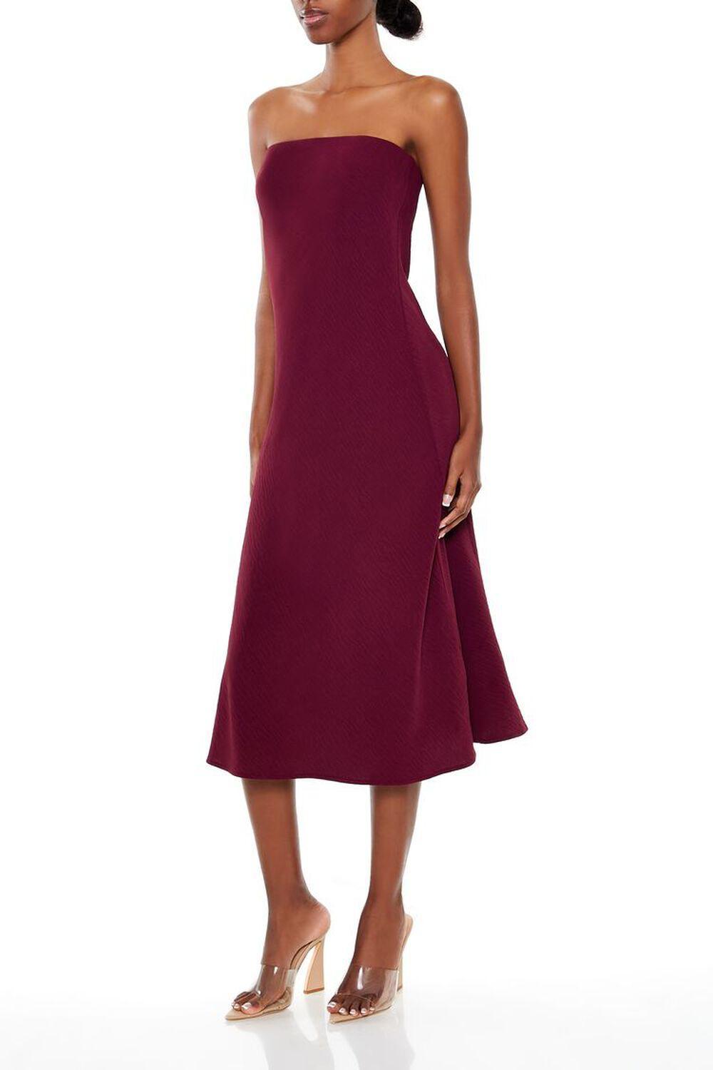 Strapless Midi Slip Dress | Forever 21 Product Image