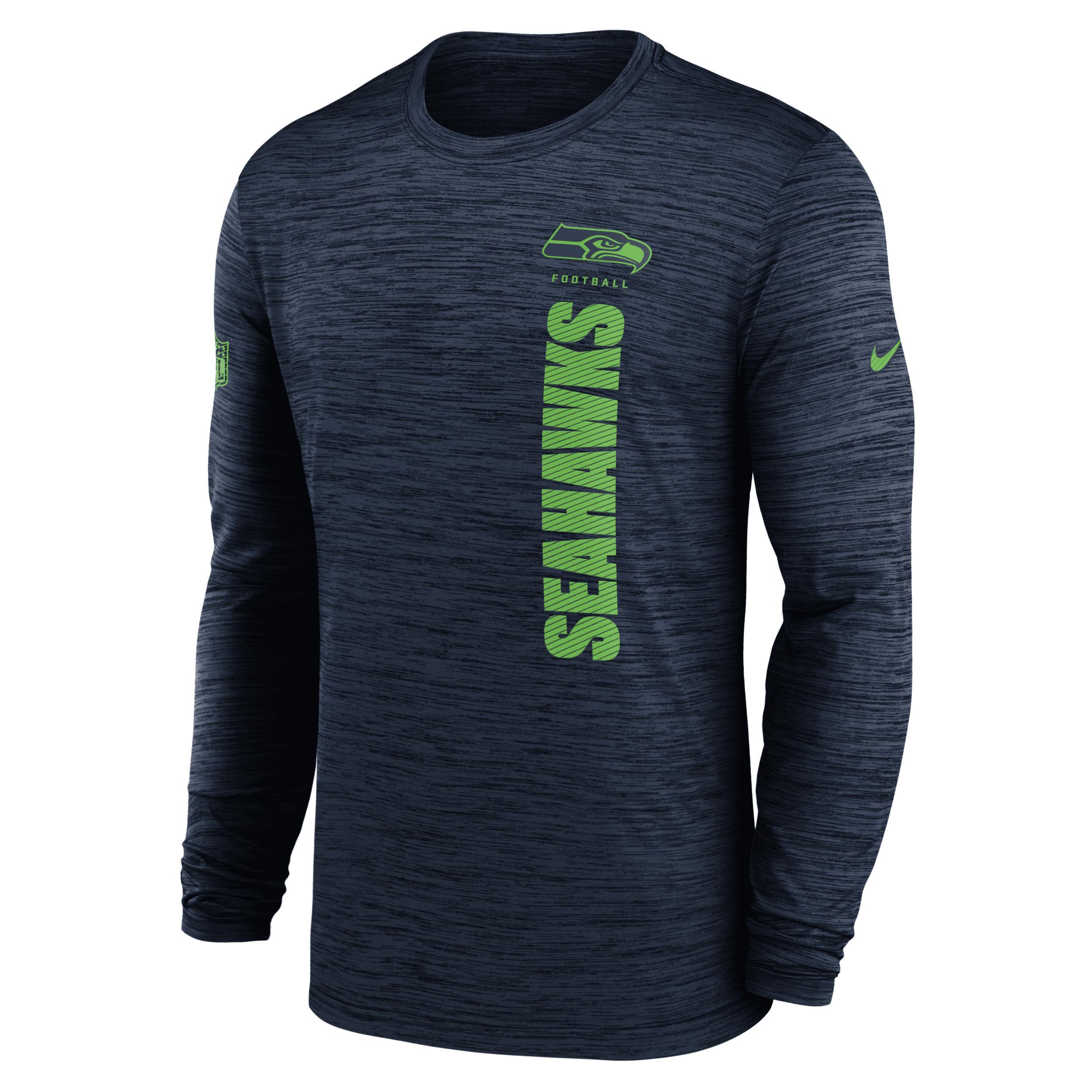 Men's Nike Green Michigan State Spartans 2024 Sideline Velocity Performance Long Sleeve T-Shirt, Size: Medium Product Image