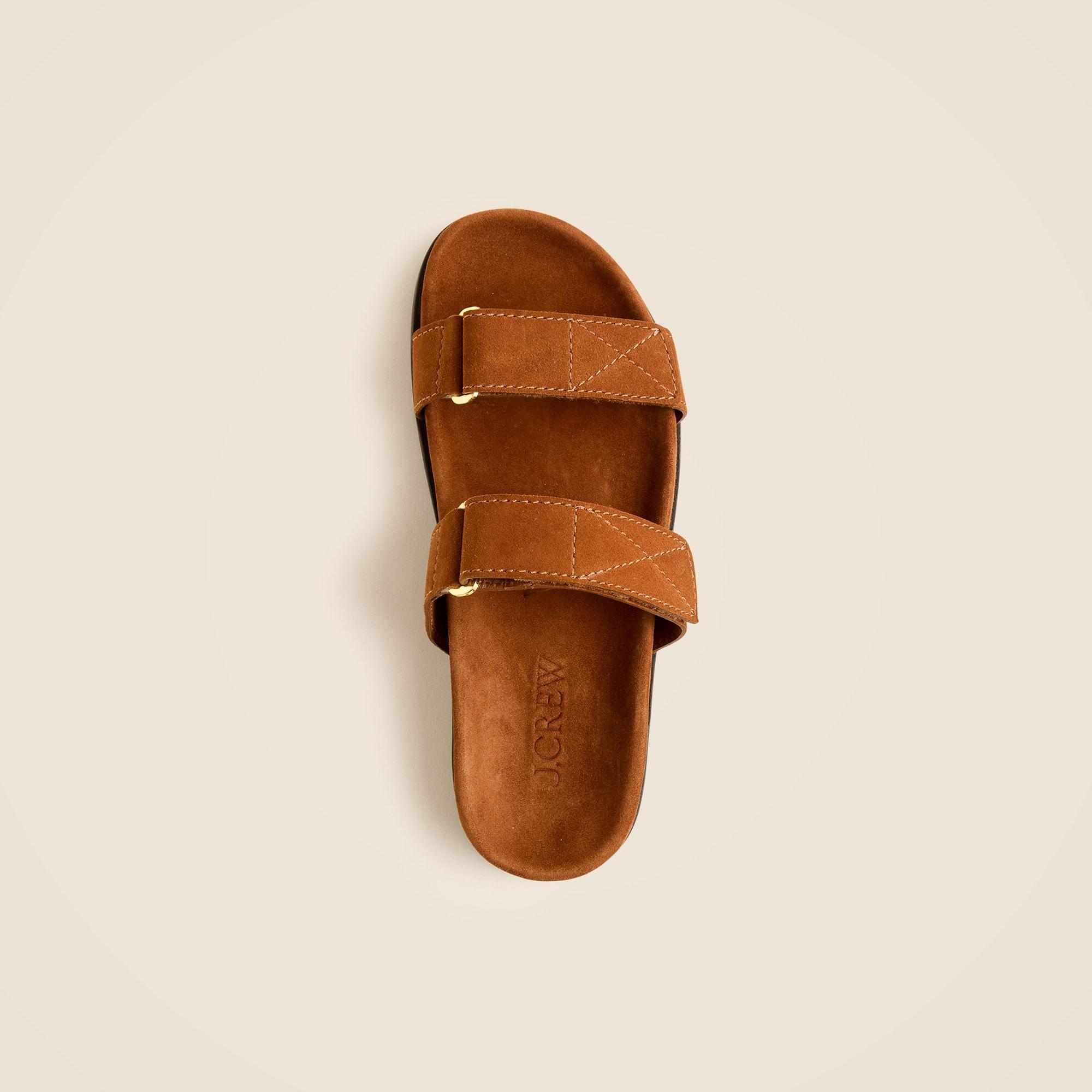 New Colbie wide-strap sandals in suede Product Image
