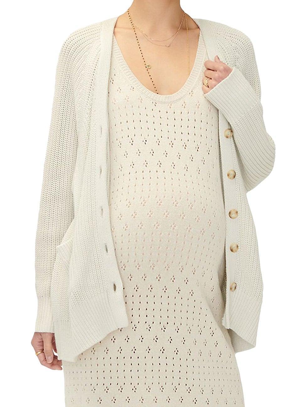 Womens The Maternity Nursing Friendly Marlow Cardigan Product Image