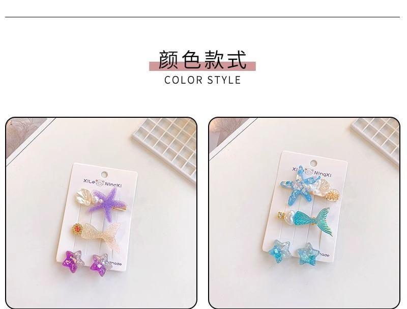 Mermaid Hair Clip Set Product Image