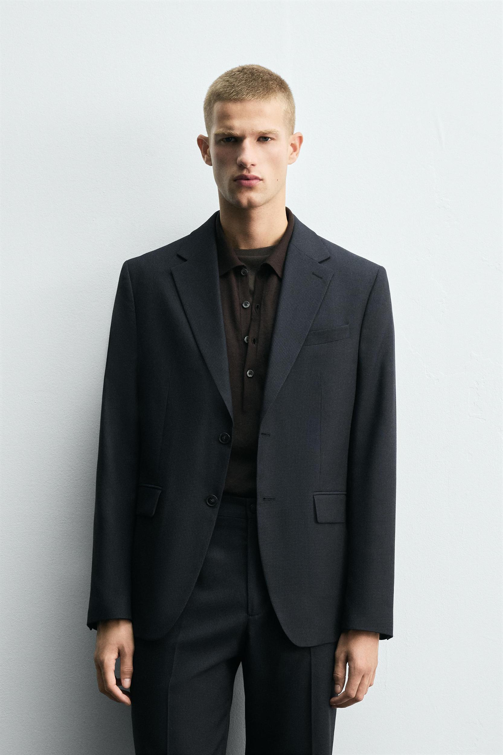 HOUNDSTOOTH SUIT BLAZER Product Image