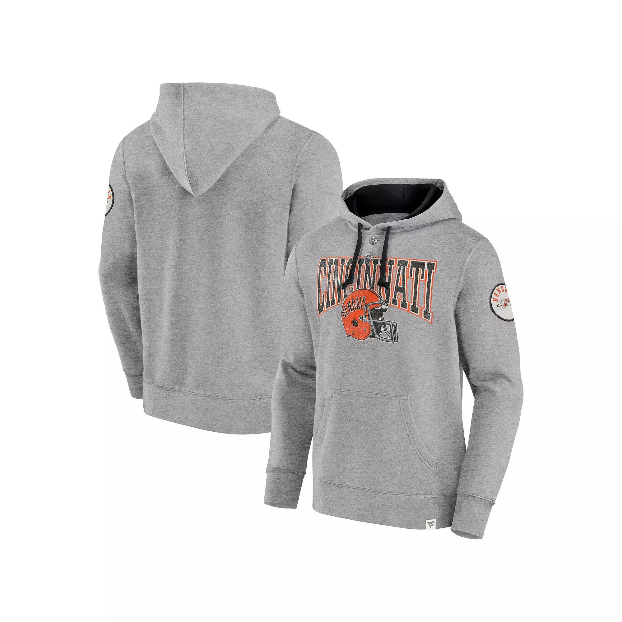 Men's Fanatics  Black Cincinnati Bengals Label Maker Pullover Hoodie, Size: 3XL Product Image