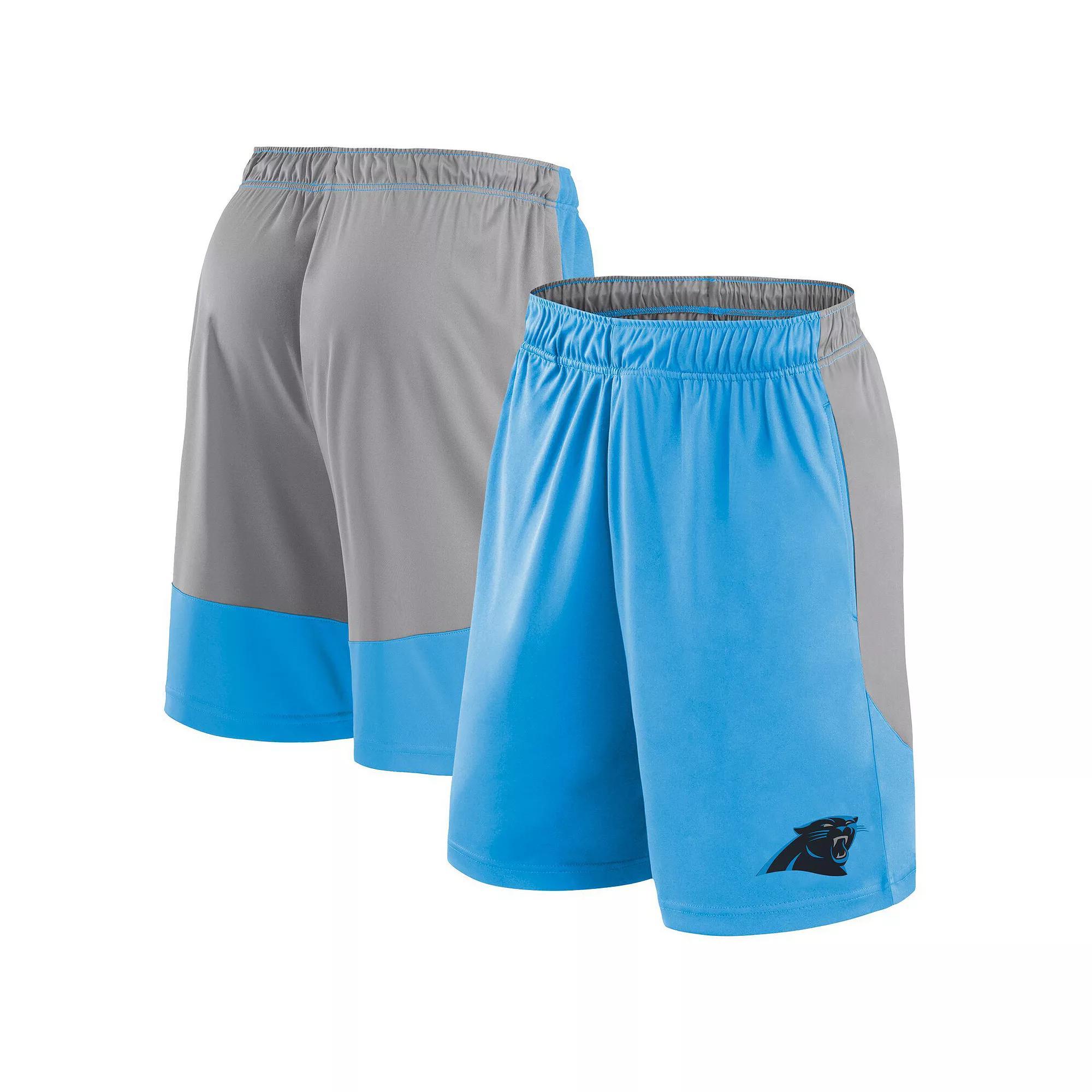 Men's Fanatics Blue Carolina Panthers Big & Tall Team Logo Shorts, Size: 5XB Product Image