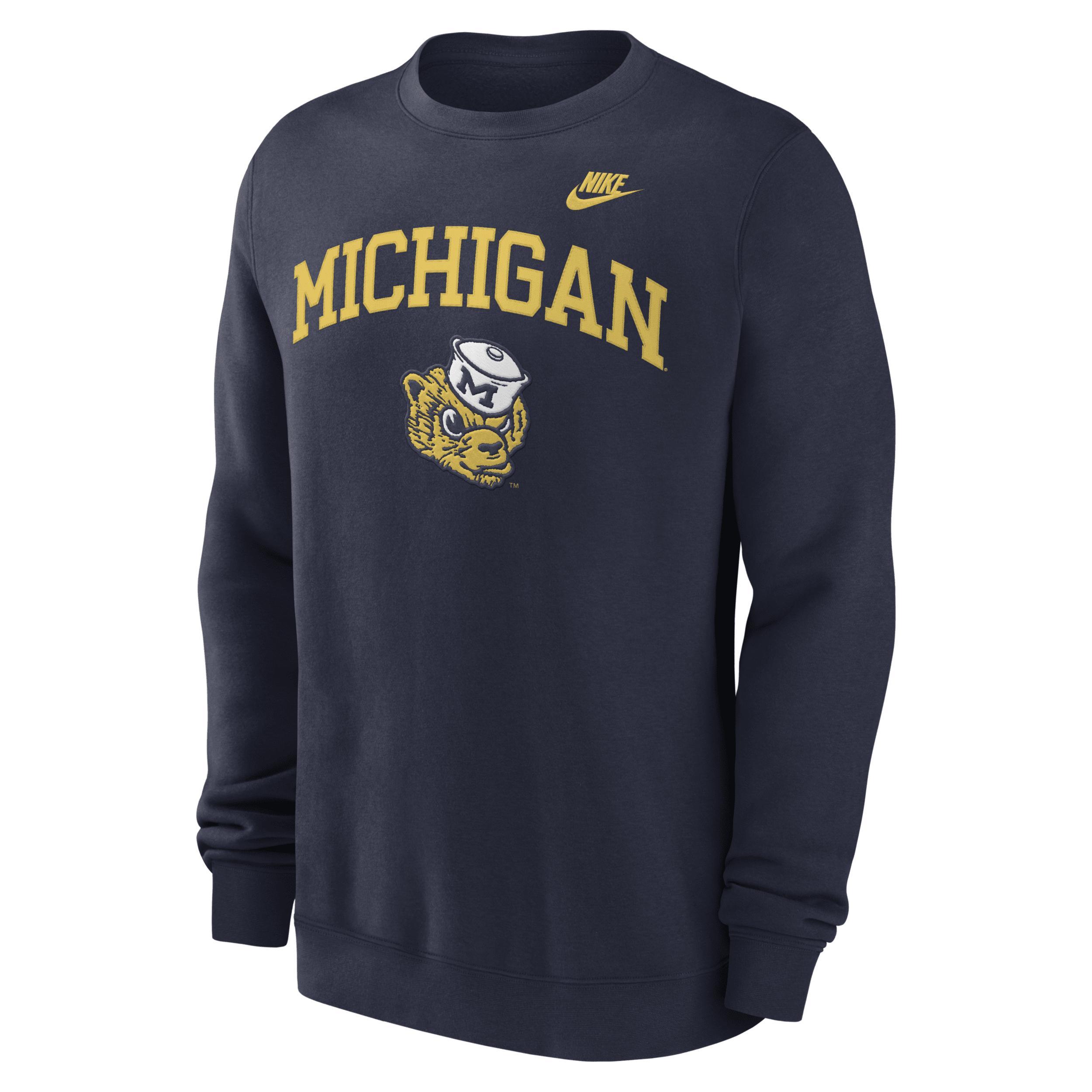 Men's Nike Navy Dallas Cowboys Club Pullover Sweatshirt, Size: 3XL, Blue Product Image