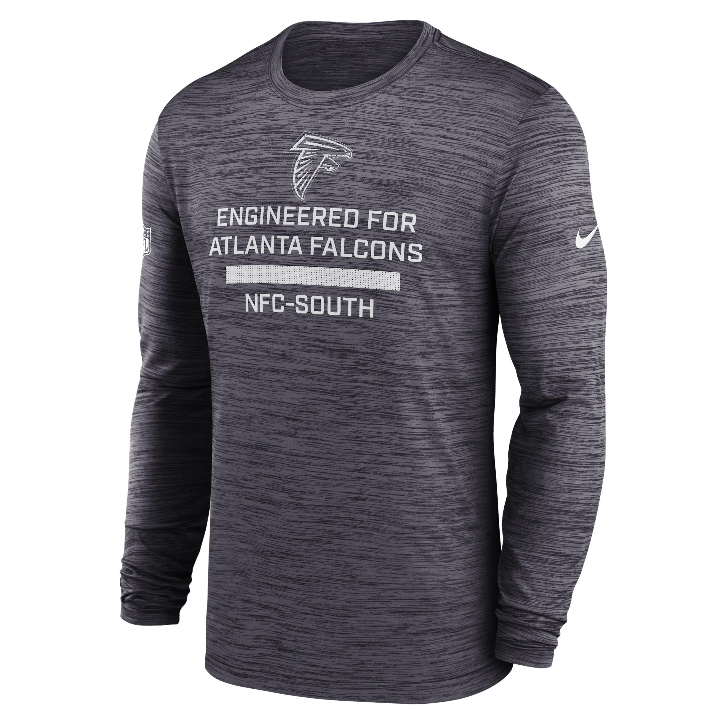 Men's North Carolina Sideline Velocity Jordan Brand Dri-FIT College Long-Sleeve T-Shirt Product Image