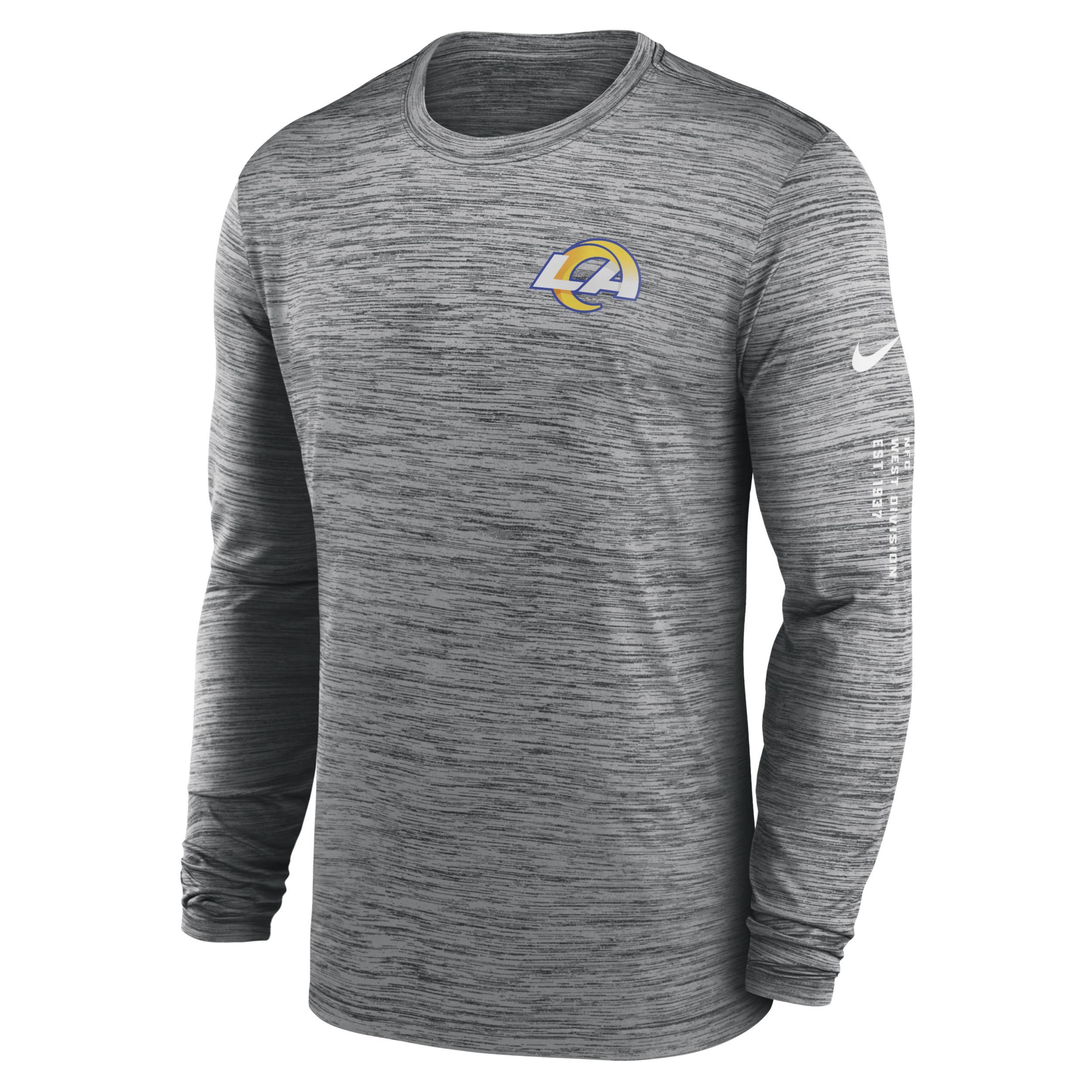 Tampa Bay Buccaneers Sideline Velocity Nike Men's Dri-FIT NFL Long-Sleeve T-Shirt Product Image